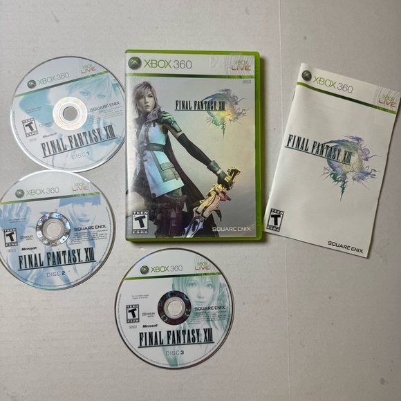 Final Fantasy XIII Microsoft Xbox 360 Square Enix - Complete w/ Manual CIB - Picture 1 of 7